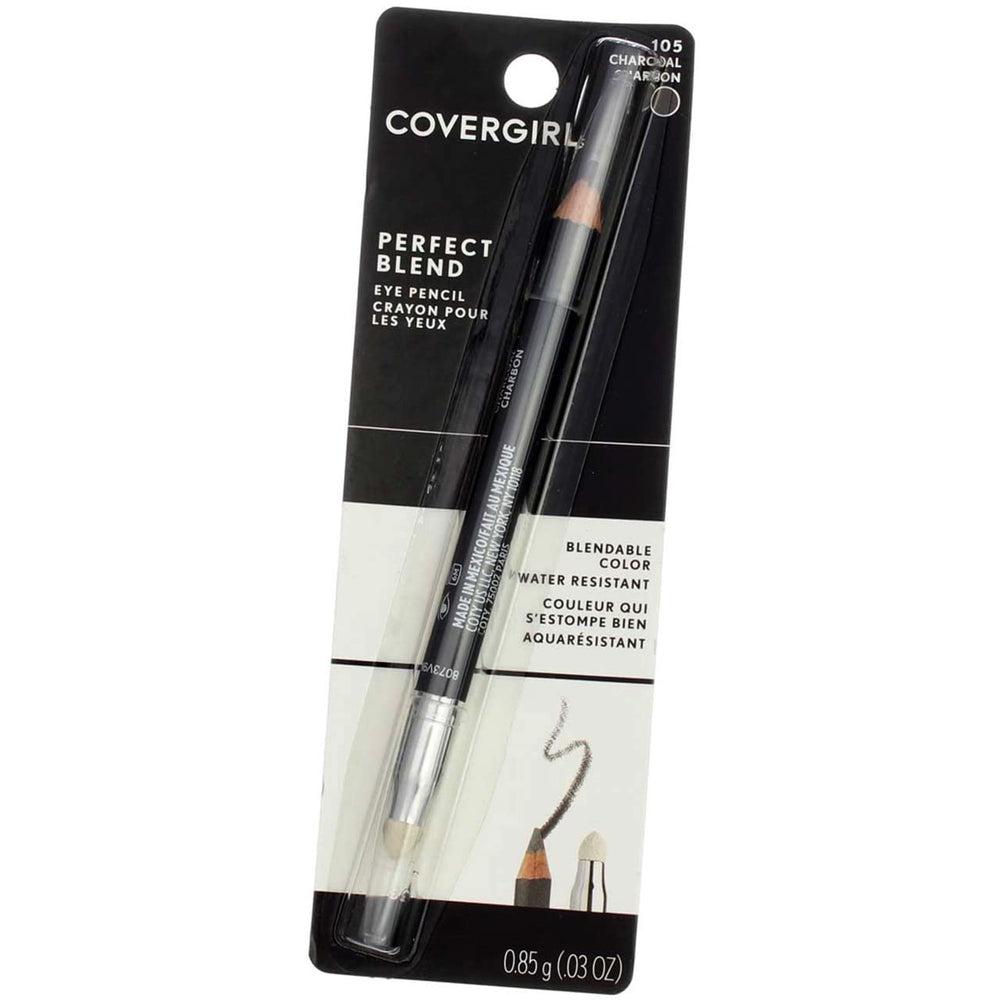 CoverGirl Charcoal Perfect Blend Eyeliner Pencil body delivers smooth color