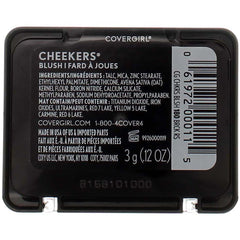 CoverGirl Cheekers Brick Rose two-pack display with warm flush