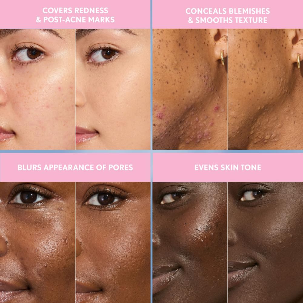 COVERGIRL Clean Fresh Blurring Skin Tint shows niacinamide and licorice ingredients
