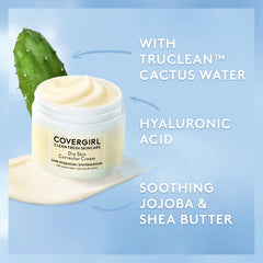 CoverGirl Clean Fresh Dry Skin jojoba and shea butter texture in cream