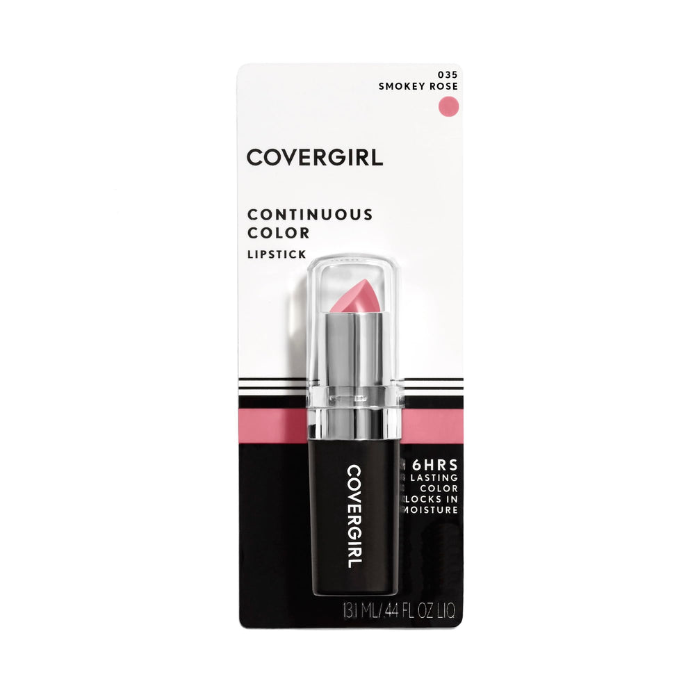 CoverGirl Smokey Rose 035 packaging close-up highlights compact design.