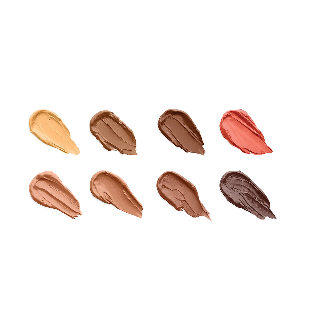 CoverGirl Contour and Correct Expert palette on skin tone balances pigmentation across undertones