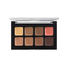 CoverGirl Contour and Correct Expert palette swatches show eight shades for neutralizing and highlighting