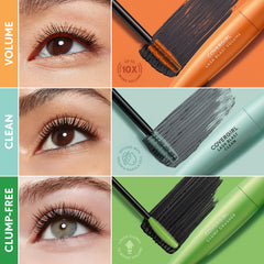 CoverGirl dual-pack display highlights the mascara and eyeliner combo.