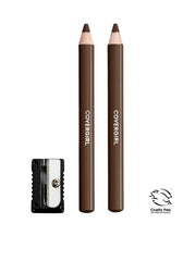 Applying CoverGirl Easy Breezy Brow to shape and fill brows