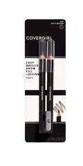 Close-up of CoverGirl Easy Breezy Brow pencil showing smooth, blendable color