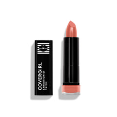 CoverGirl Exhibitionist Cream Lipstick Coral Dreams – lipstick-application delivers bold, long-lasting color.