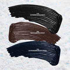 Eye with mascara suitable for sensitive eyes and contact lens wearers