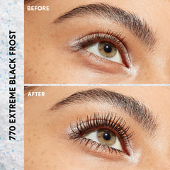 Mascara tube and packaging with 49% post-consumer recycled materials