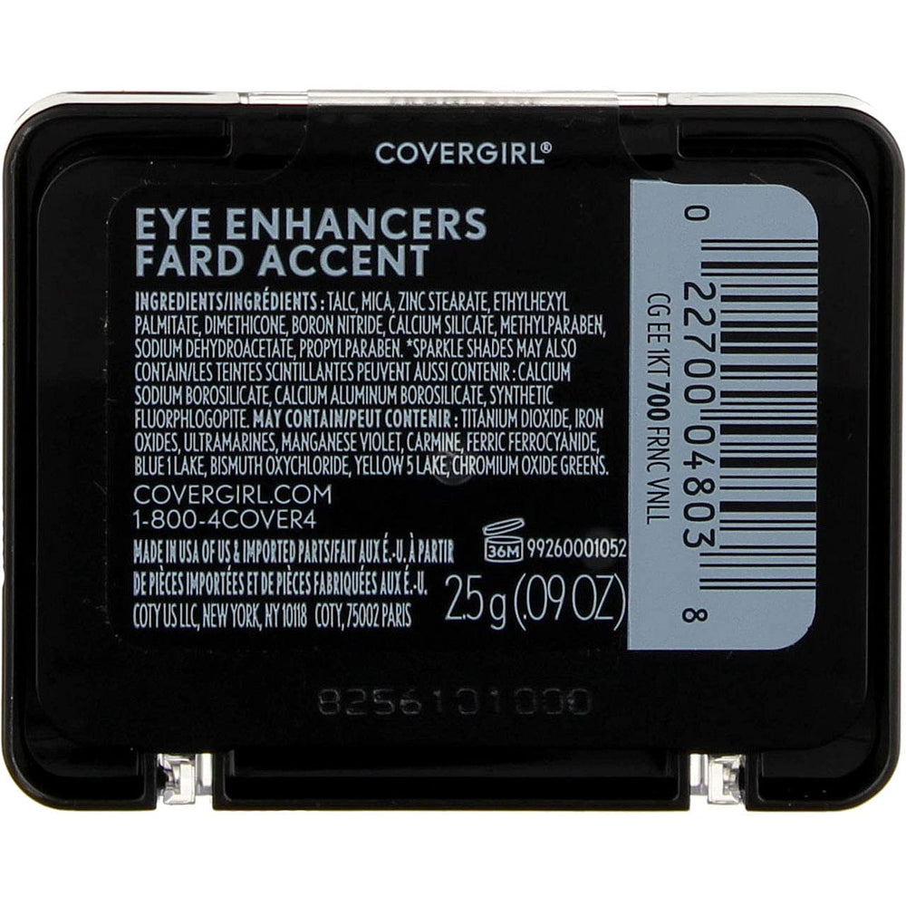 CoverGirl Pro Shadow French Vanilla L packaging detail highlights premium finish.