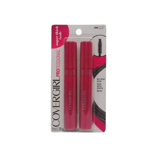 CoverGirl professional mascara packaging shown for travel-friendly use and shelf appeal.