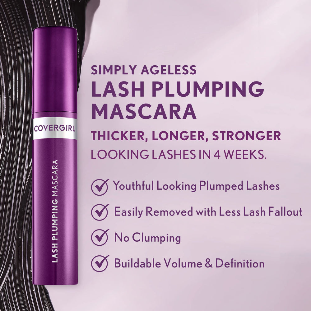 CoverGirl Simply Ageless packaging showcase for travel and on-the-go use