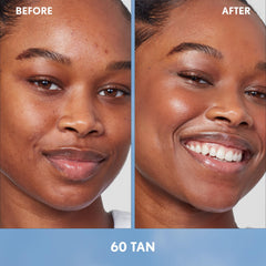 Covergirl Simply Ageless tint-blend creates a natural, skin-like finish.