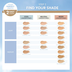Covergirl TruBlend Matte Made shade range display shows diverse tones