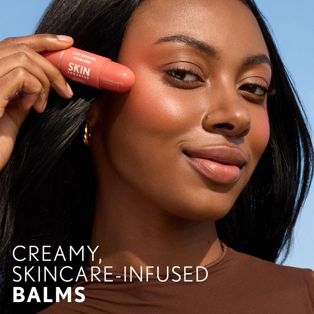 CoverGirl Trublend balm on skin with non-greasy finish
