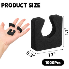 Covzoe soft foam toe spacers provide gentle comfort between toes during polish