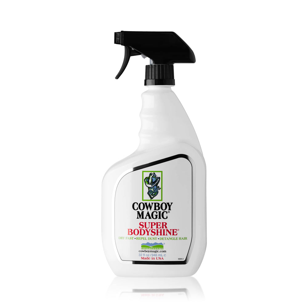 Cowboy Magic Super Body Shine Spray bottle mist for quick detangler and gloss