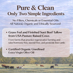 Cowlo whipped beef tallow body-balm shown for lasting moisturization