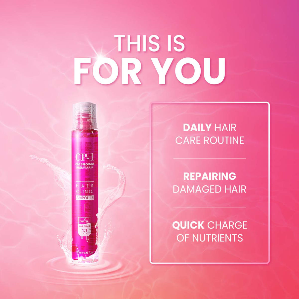 CP-1 keratin treatment revives dry, damaged hair with smooth finish.