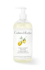 Crabtree & Evelyn Lemon Citron Hand Wash bottle with bright citrus scent and gentle cleansing