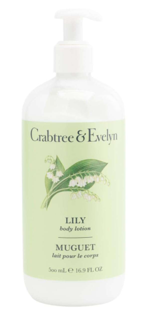 Crabtree & Evelyn Lily Body Lotion bottle for everyday silky hydration.