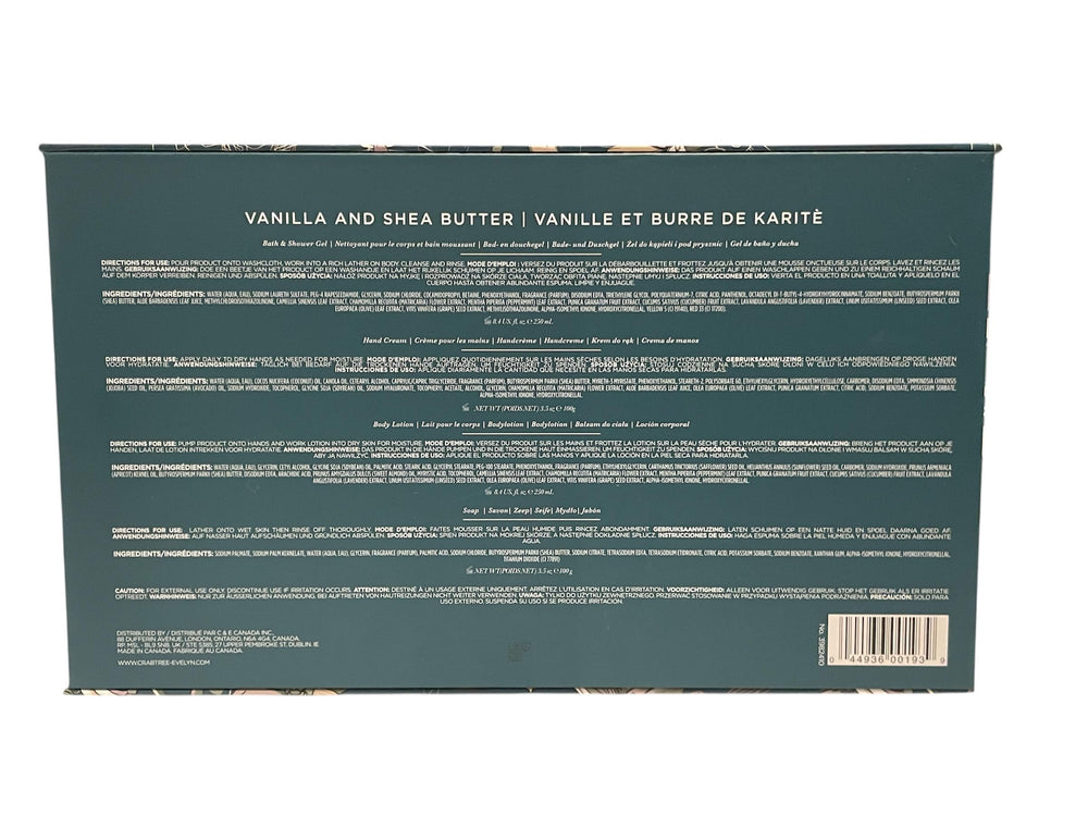 Crabtree & Evelyn Summer Hill gift set packaging showcases elegant self-care presentation.