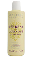 Crabtree & Evelyn Verbena & Lavender Renewing Shampoo bottle with refreshing, scalp-supporting formula