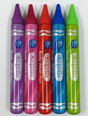 Vibrant packaging by Crayola supports easy grip for kids.