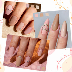 Creaglam French extension nail application using acrylic powder