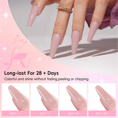 Creaglam salon-quality-manicure ready for long-wearing, strong nails with a professional look.