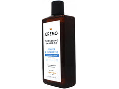 Cremo Barber Grade thickening shampoo foam in action delivers fuller hair