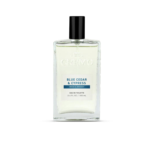 Cremo Blue Cedar & Cypress bottle for daily wear