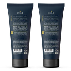 Cremo Palo Santo Shave Cream pack on bathroom counter for easy access.