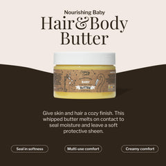 Cristina's Curls Nourishing Butter delivers a soft-sheen on hair after application.