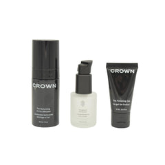 Crown Affair mini air dry finishing gel defines curls with hydrated shine.