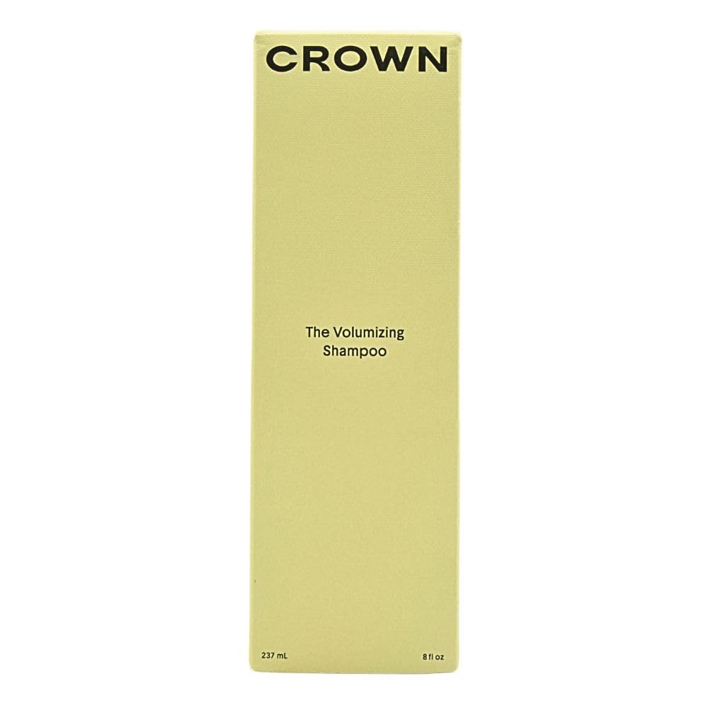 Crown Affair Volumizing Shampoo ingredients rice protein and tsubaki oil.