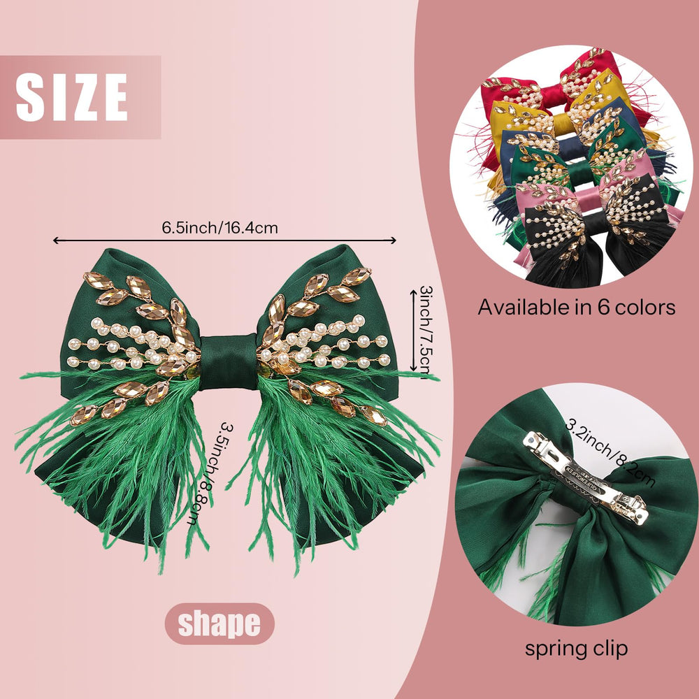 Crown Guide durable French barrette clip keeps hair securely in place all day.