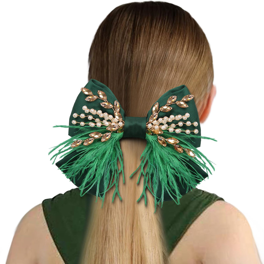 Crown Guide satin solid color bow pairs with diverse outfits.