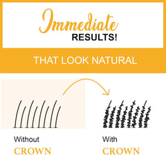 CROWN Twenty1 Hair Fibers blend with any color for natural harmony