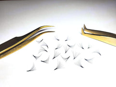cruelty-free Korean synthetic mink fans ideal for budget-friendly volume lashes