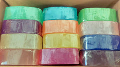 Crystal glycerine soap bar vanilla scent delivers moisturizing lather for daily use