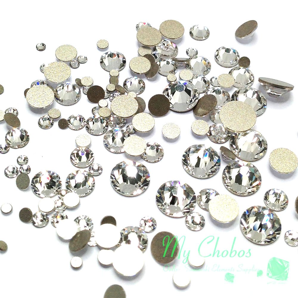 Crystal-Wholesale Austrian Clear flatbacks for nail art with brilliant sparkle
