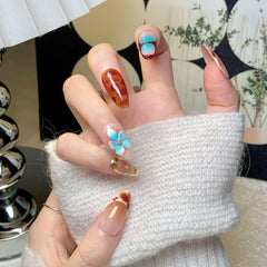 CTTHNBD press-on nails package includes file and jelly glue sticker for flexible use