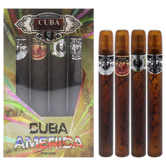 CUBA America 4-Piece Set black bottle ready for daily wear.