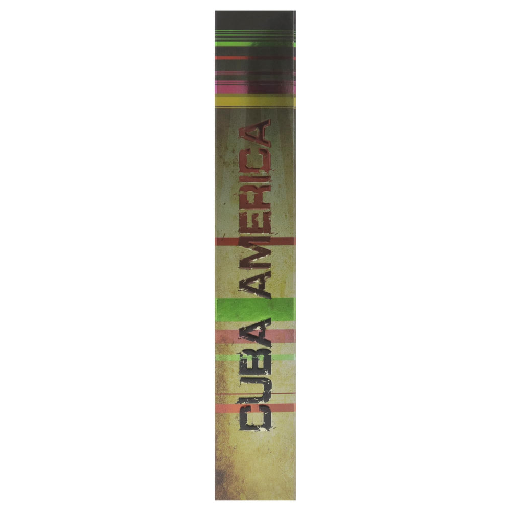 CUBA America label close-up conveys citrus bergamot blend.