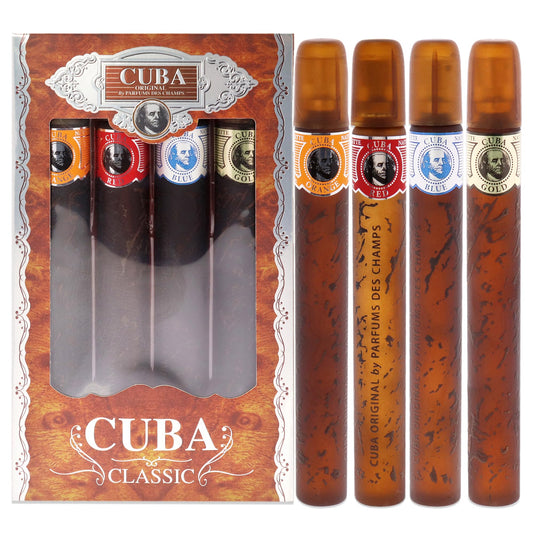 Cuba By Cuba for Men gift set box open, ideal for a stylish everyday gift.