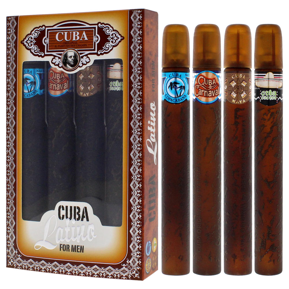 Cuba Latino Cactus EDT bottle provides energetic daytime fragrance.