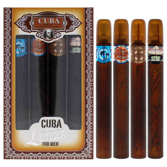 Cuba Latino four-piece gift box for men, ideal for gifting.