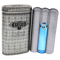 Cuba Original Platinum spray closeup hints fresh citrus opening for daytime wear