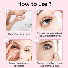 CubeSecret Salmon DNA PDRN Eye Serum soft radiance around the eye after application